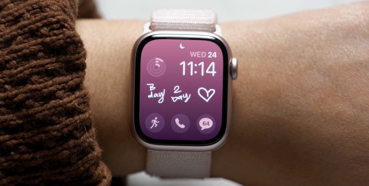 Apple Watch with 2Doodle app on screen